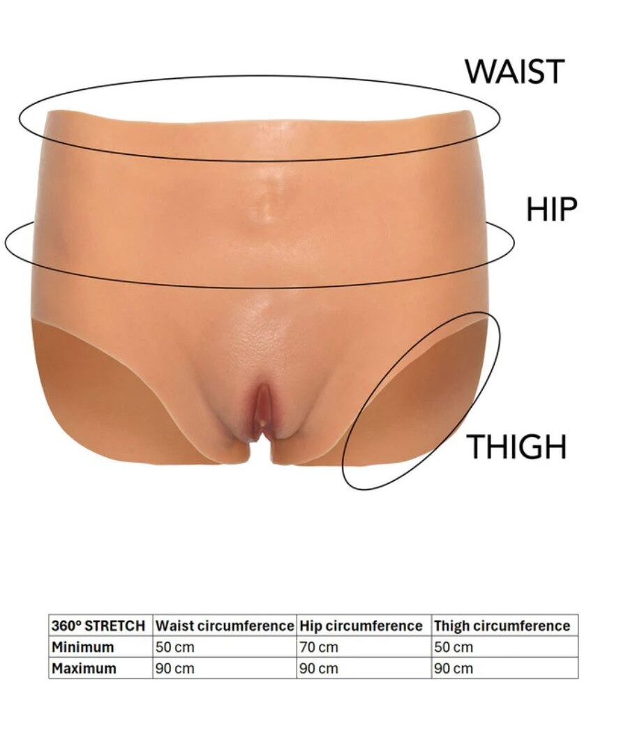 DÉSIR CACHÉ - ALTER EGO CULOTTE VAGIN OUVERT TAILLE HAUTE COULEUR