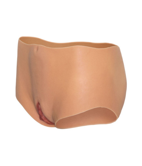 DÉSIR CACHÉ - ALTER EGO VAGIN ET FESSES OUVERTS CULOTTE TAILLE MOYENNE CHAIR