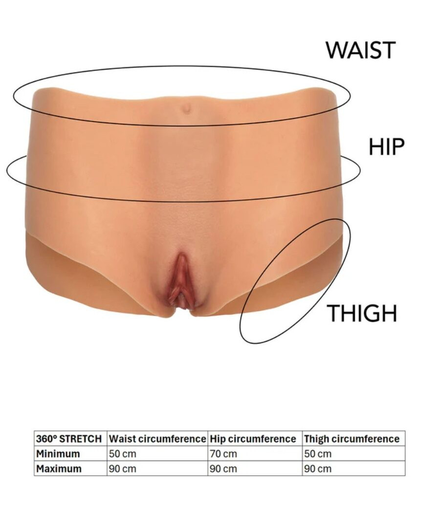VERBORGENE BEGIERDE - ALTER EGO OFFENE VAGINA & ANUS SHORT MITTELGROSSER TAILLE FLEISCH