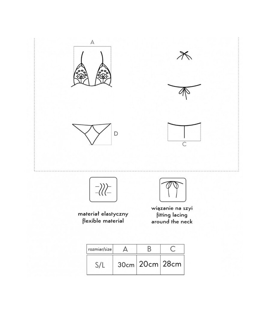 LIVCO CORSETTI FASHION - JIMENA LC 20216 REGGISENO + PERIZOMA NERO TAGLIA UNICA