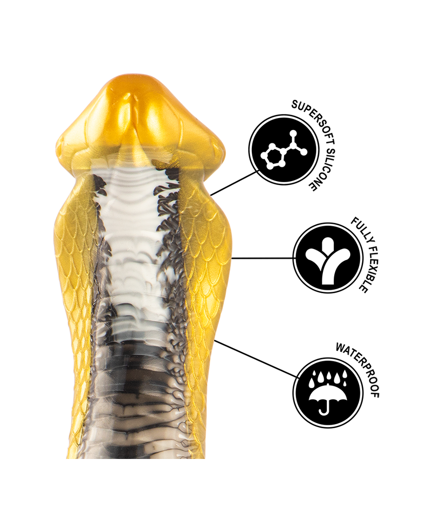 EPIC - DRAKON DILDO AMARELO COBRA