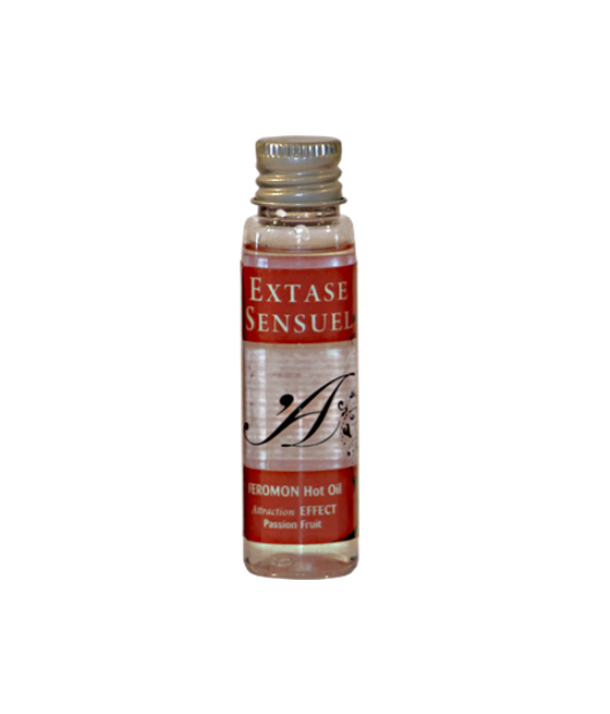 EXTASE SENSUAL - WRMEEFFEKT MASSAGEÖL MIT PASSIONSFRUCHT PHEROMONEN REISE 35 ML