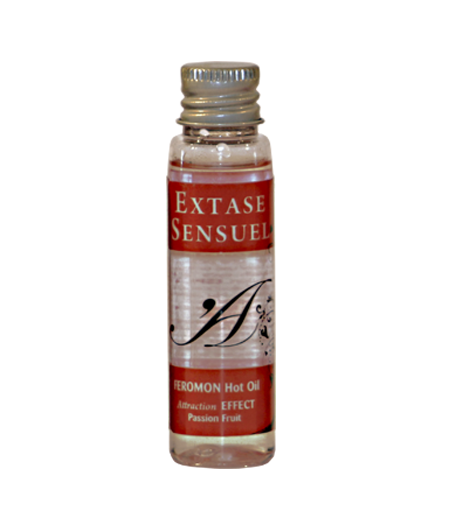 EXTASE SENSUAL - OLIO DA MASSAGGIO EFFETTO CALORE AI FEROMONI DEL FRUTTO DELLA PASSIONE DA VIAGGIO 35 ML