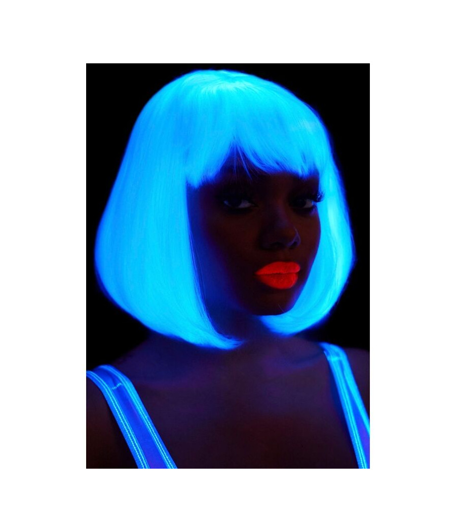 LEG AVENUE - PHOSPHORESCENT BOB CUT WIG WHITE