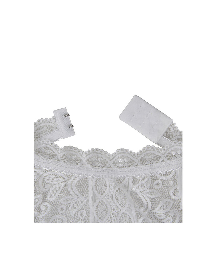 SUBBLIME - 953850 BODY DENTELLE BLANC S/M