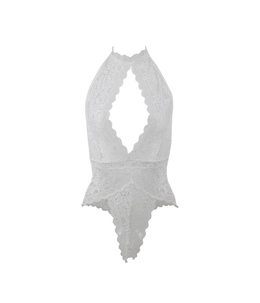 SUBBLIME - 953867 SPITZEN-BODYSUIT WEISS L/XL