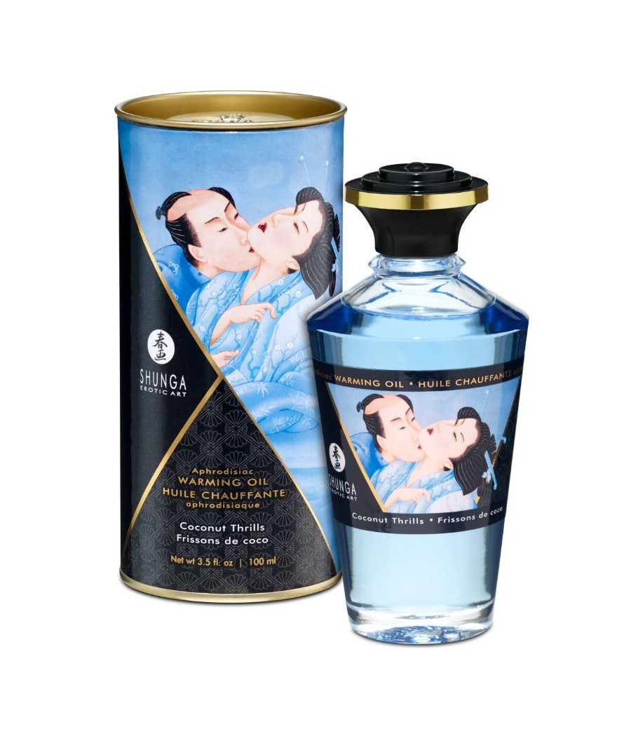 SHUNGA - COCONUT FLAVOR HEAT EFFECT MASSAGE OIL 100 ML