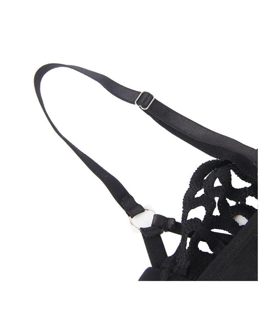 SUBBLIME - 954055 BODY SEXY DE RENDA PRETO S/M