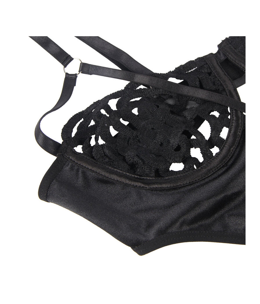 SUBBLIME - 954055 BODY SEXY IN PIZZO NERO S/M