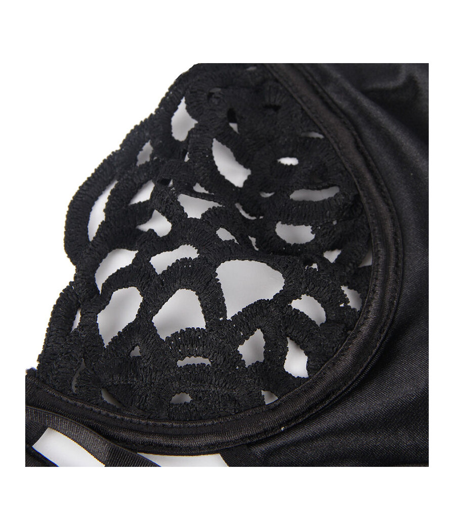 SUBBLIME - 954055 BODY SEXY DE RENDA PRETO S/M