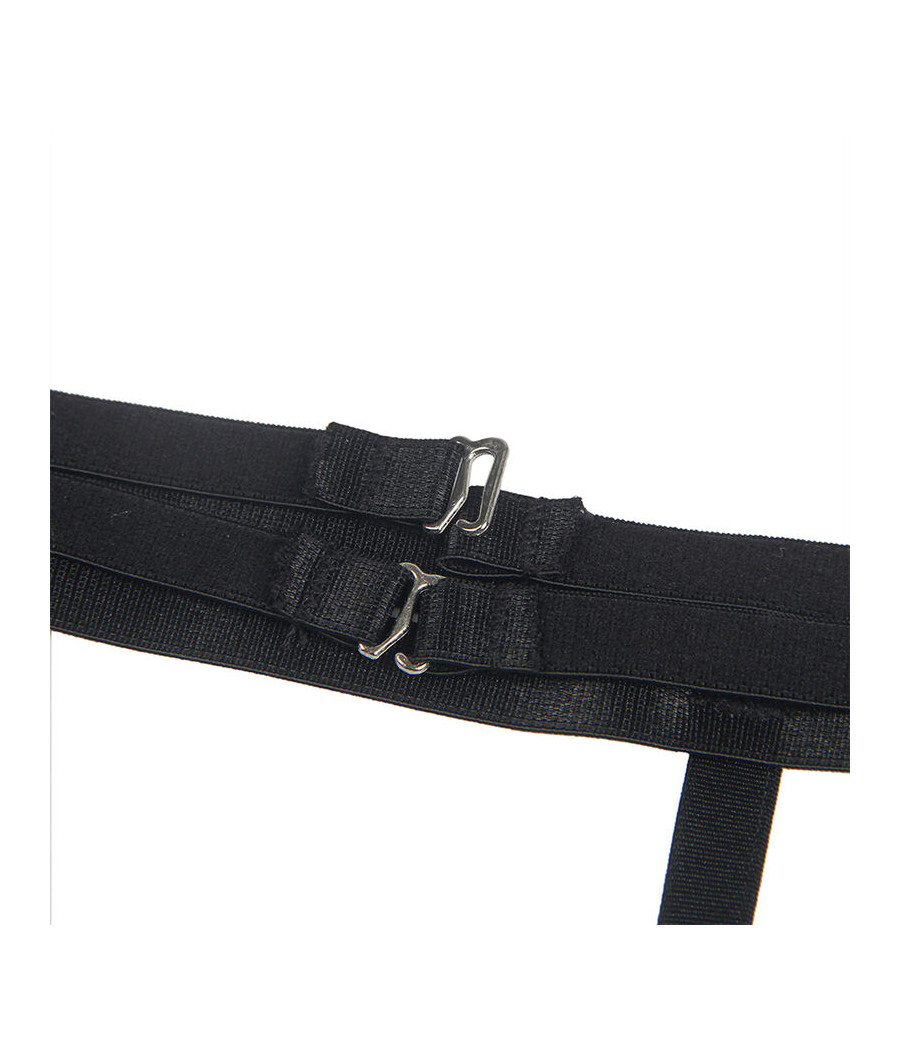 SUBBLIME - 954154 BODY AVEC PORTE-JARRETELLES NOIR L/XL
