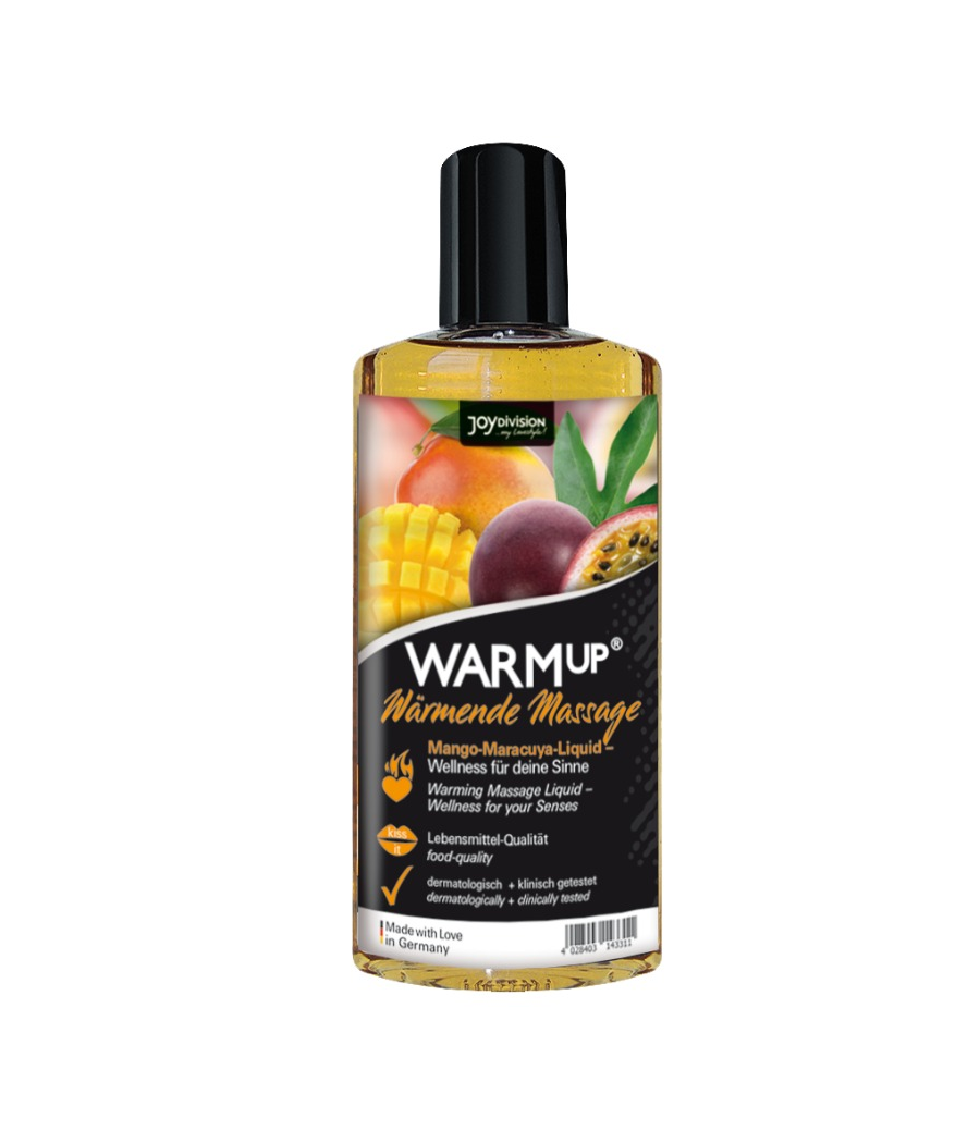 JOYDIVISION AQUAGLIDE - WARMUP MANGO AND MARACUYA MASSAGE OIL 150 ML