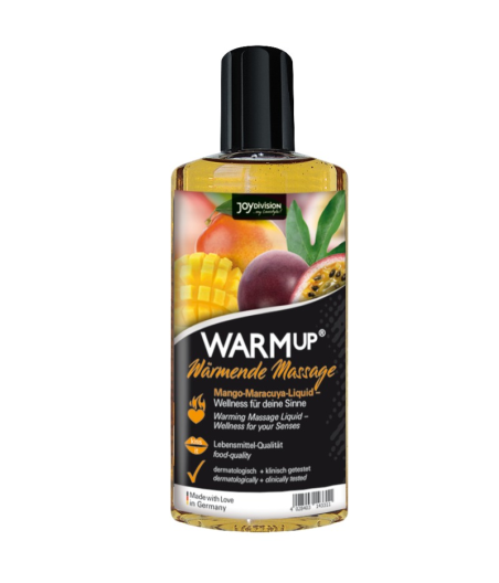 JOYDIVISION AQUAGLIDE - WARMUP MANGO AND MARACUYA MASSAGE OIL 150 ML
