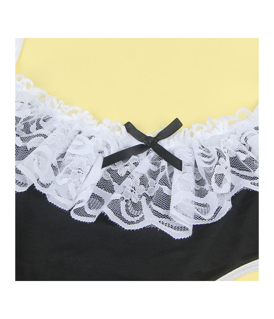 SUBBLIME - 954307 SEXY ZOFENKOSTÜM SCHWARZ/WEISS S/M