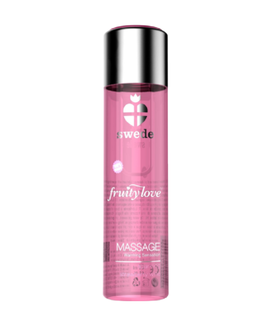 SWEDE - FRUITY LOVE EFFETTO RISCALDANTE OLIO DA MASSAGGIO VINO FRAGOLA FRAGOLA 120 ML