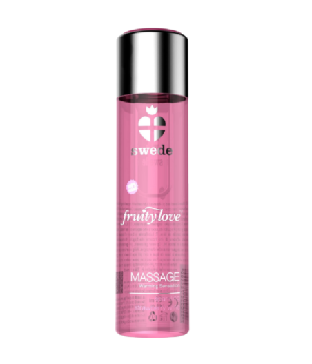 SWEDE - FRUITY LOVE ACEITE EFECTO CALOR FRESAS CON CHAMPAGNE 120 ML