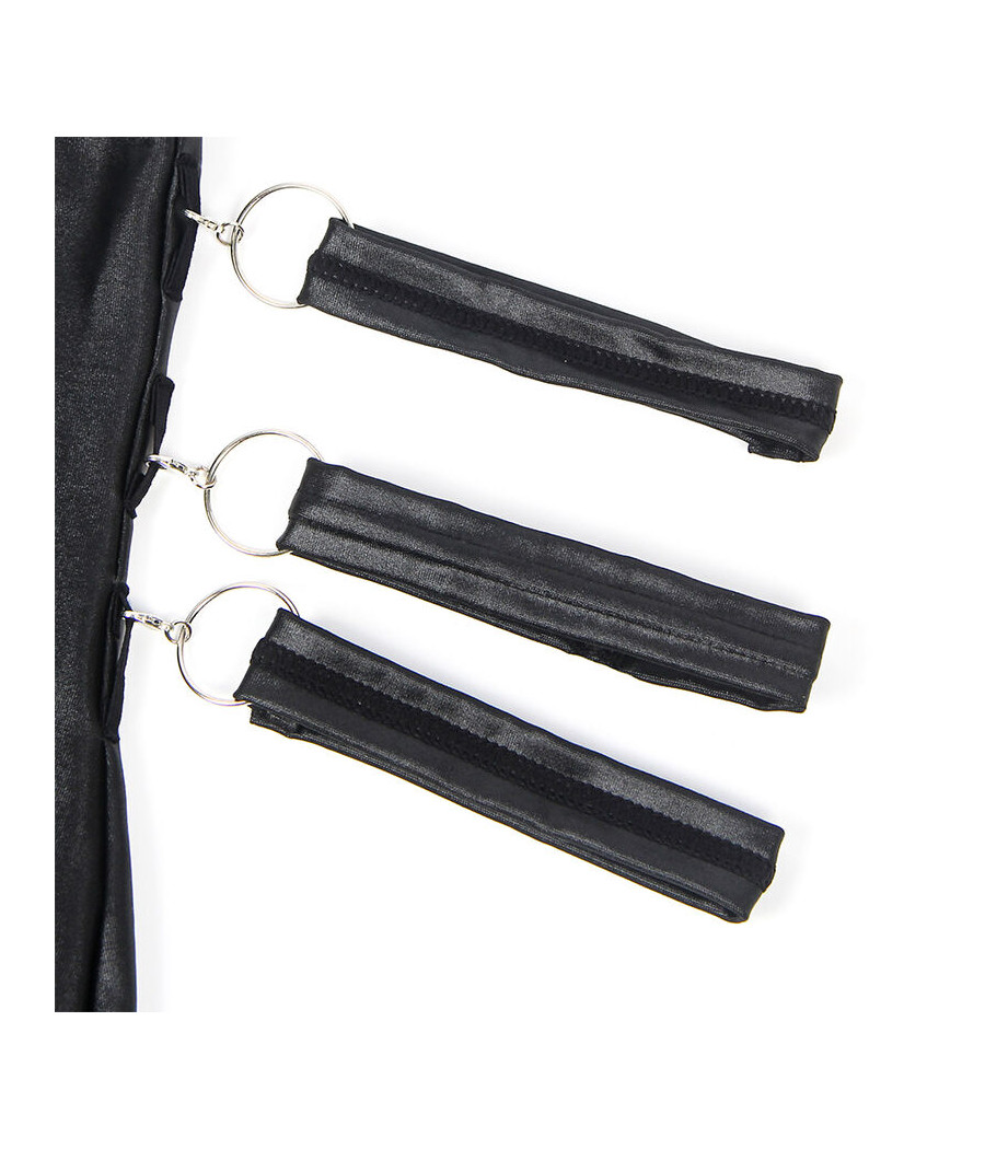 SUBBLIME - 954413 BONDAGE-BODY AUS LEDER SCHWARZ L/XL