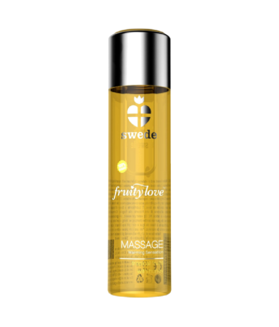 SWEDE - FRUITY LOVE OLIO DA MASSAGGIO EFFETTO RISCALDANTE FRUTTATO TROPICALE CON MIELE 120 ML.