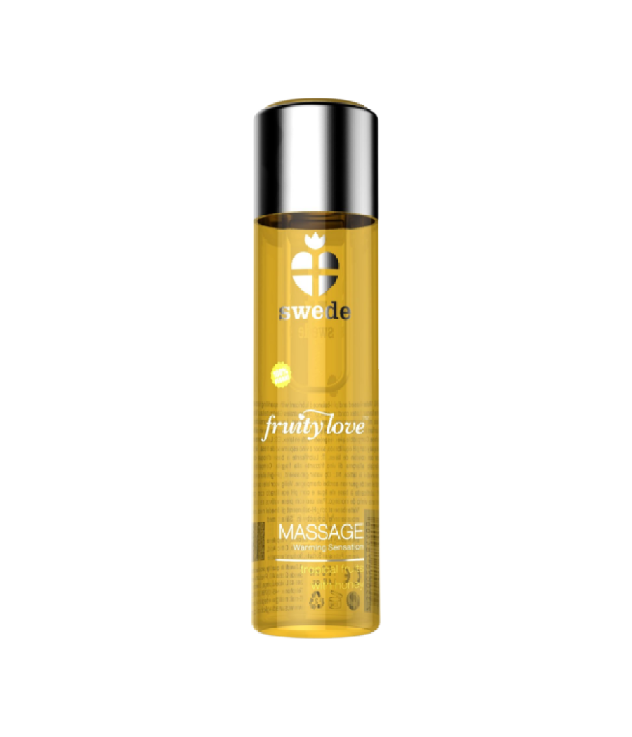 SWEDE - FRUITY LOVE WARMING EFFECT MASSAGE OIL TROPICAL FRUITY WITH HONEY 120 ML.