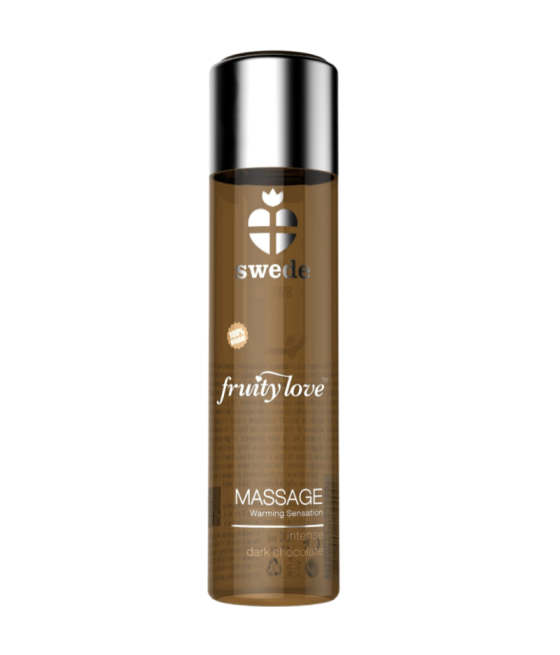 SWEDE - FRUITY LOVE HUILE DE MASSAGE EFFET CHAUFFANT CHOCOLAT NOIR INTENSE 120 ML