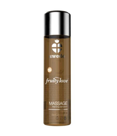 SWEDE - FRUITY LOVE MASSAGEÖL MIT WÄRMENDEM EFFEKT INTENSIVE DUNKLE SCHOKOLADE 120 ML