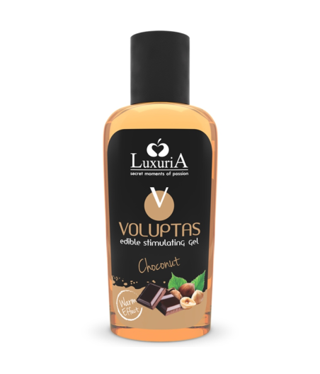 INTIMATELINE LUXURIA - VOLUPTAS GEL DA MASSAGGIO ALIMENTARE EFFETTO RISCALDANTE - CIOCCOLATO 100 ML