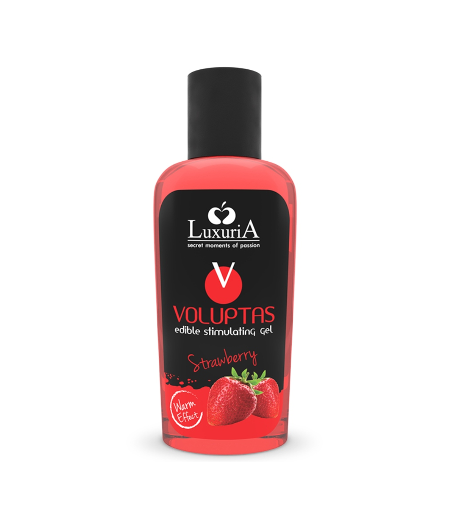 INTIMATELINE LUXURIA - VOLUPTAS GEL DE MASSAGE COMESTIBLE EFFET CHAUFFANT - FRAISE 100 ML