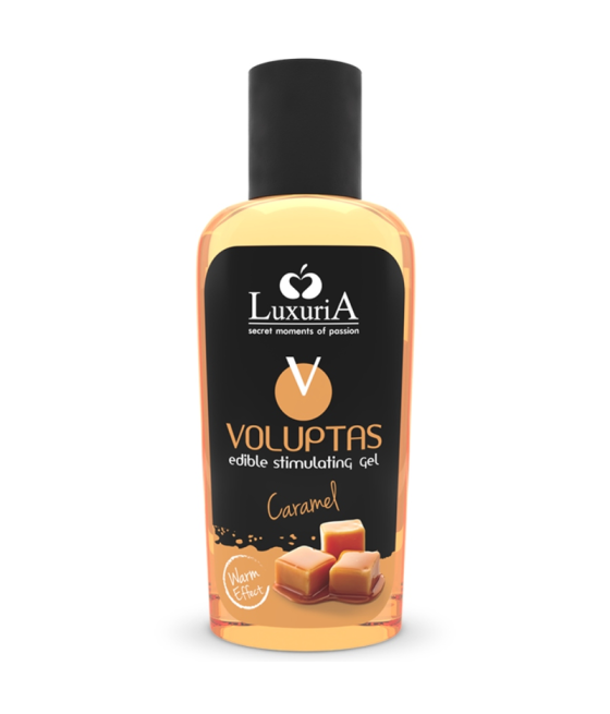 INTIMATELINE LUXURIA - VOLUPTAS GEL DA MASSAGGIO ALIMENTARE EFFETTO RISCALDANTE - CARAMEL 100 ML