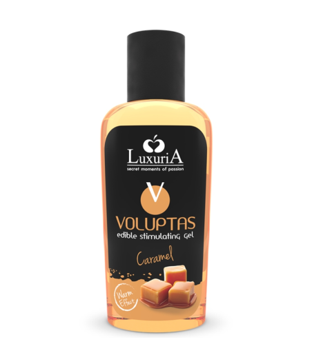 INTIMATELINE LUXURIA - VOLUPTAS EDIBLE MASSAGE GEL WARMING EFFECT - CARAMEL 100 ML