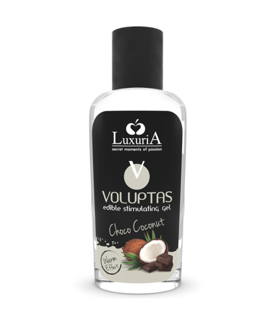 INTIMATELINE LUXURIA - VOLUPTAS GEL DA MASSAGGIO ALIMENTARE EFFETTO RISCALDANTE - COCCO E CREMA 100 ML