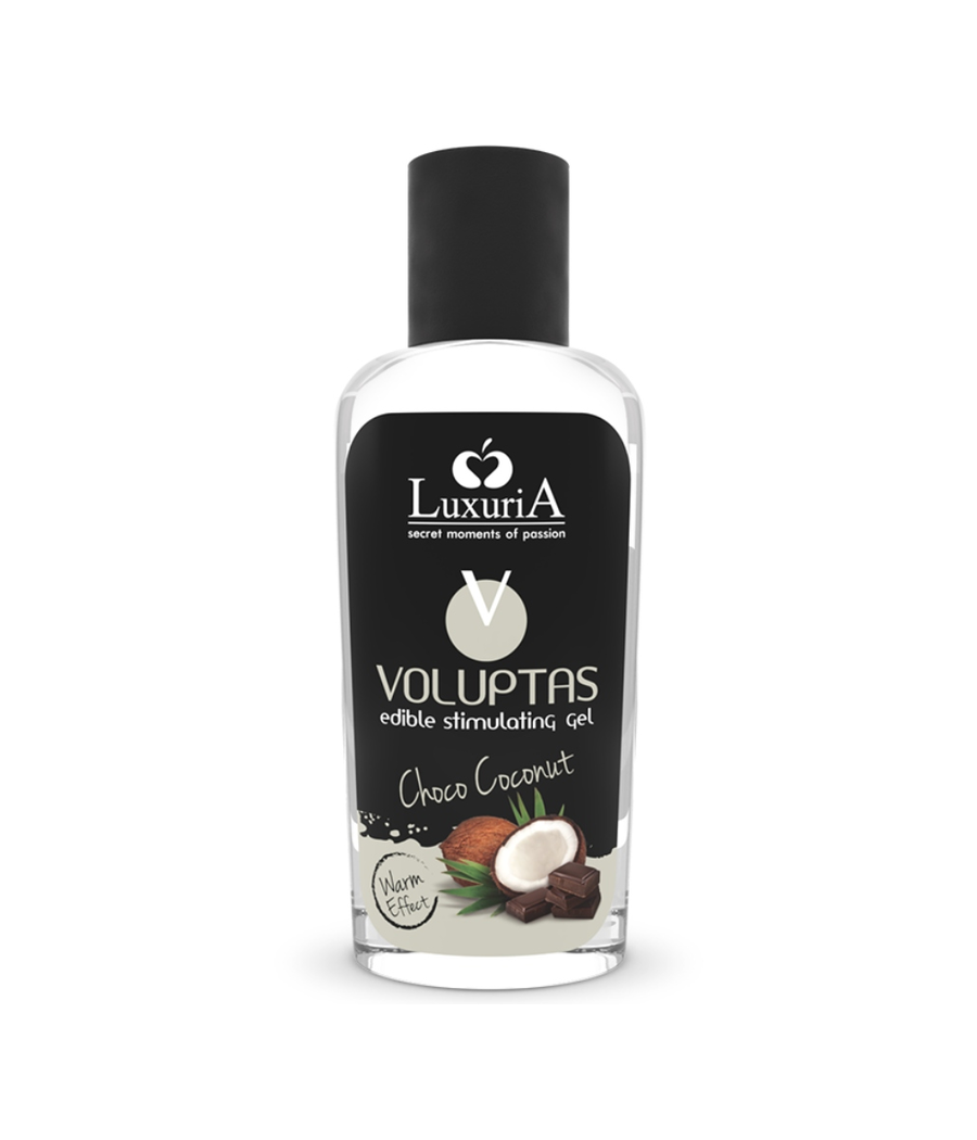 INTIMATELINE LUXURIA - VOLUPTAS GEL DE MASSAGEM COMESTÍVEL EFEITO AQUECEDOR - COCO E CREME 100 ML