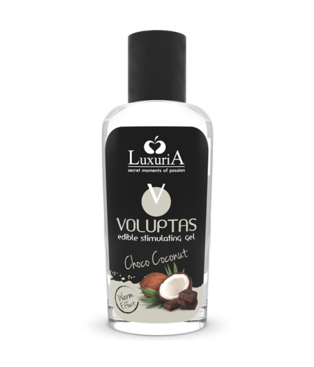 INTIMATELINE LUXURIA - VOLUPTAS GEL DA MASSAGGIO ALIMENTARE EFFETTO RISCALDANTE - COCCO E CREMA 100 ML