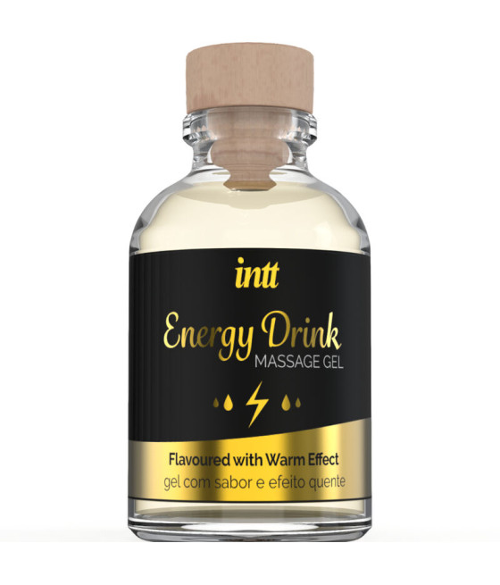 INTT MASSAGE & ORAL SEX - MASSAGEGEL MIT AROMATEM ENERGIE-CA-DRINK UND ERWÄRMUNGSEFFEKT