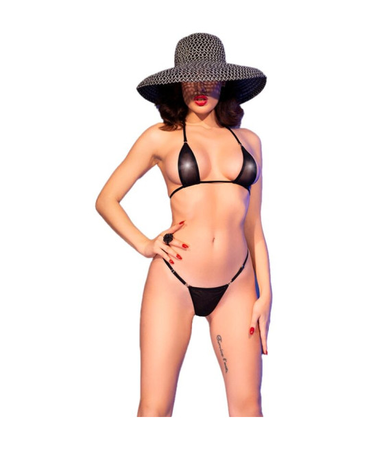 CHILIROSE - CR 4840 MICRO BIKINI NEGRO S/M