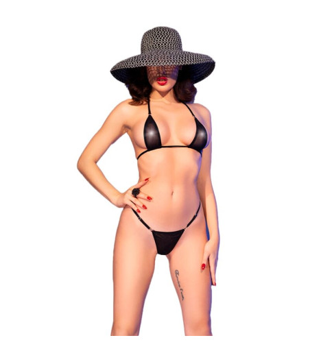 CHILIROSE - CR 4840 MICRO BIKINI NOIR S/M