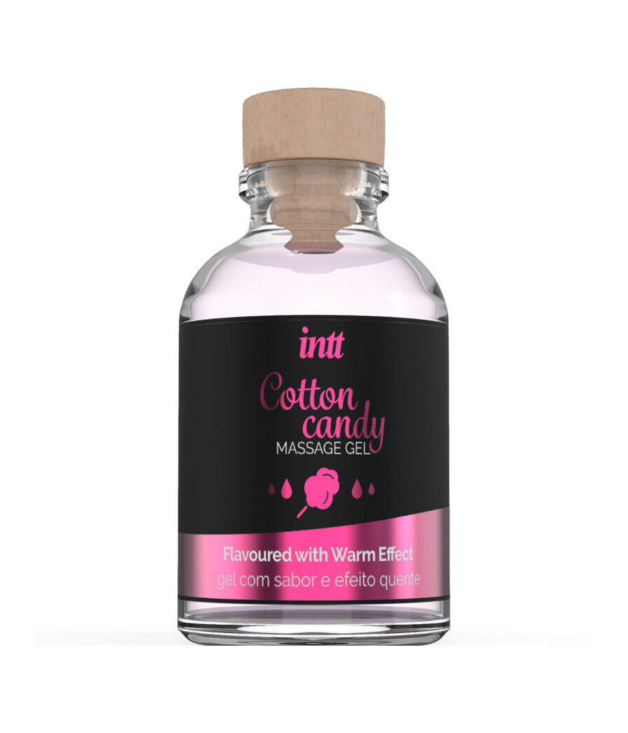 INTT MASSAGE & ORAL SEX - GEL DA MASSAGGIO AL GUSTO DI CANDY COTONE CON EFFETTO RISCALDANTE
