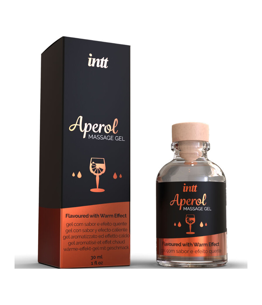 INTT MASSAGE & ORAL SEX - GEL DE MASSAGE APEROL EFFET CHALEUR INTENSE