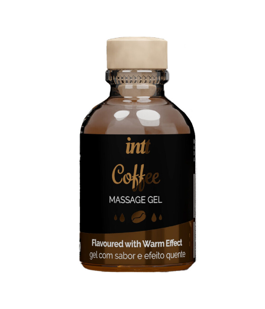 INTT MASSAGE & ORAL SEX - GEL DE MASSAGEM HOT EFFECT SABOR DE CAFÉ