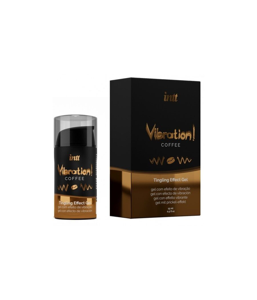 INTT MASSAGE & ORAL SEX - GEL DE MASSAGEM HOT EFFECT SABOR DE CAFÉ