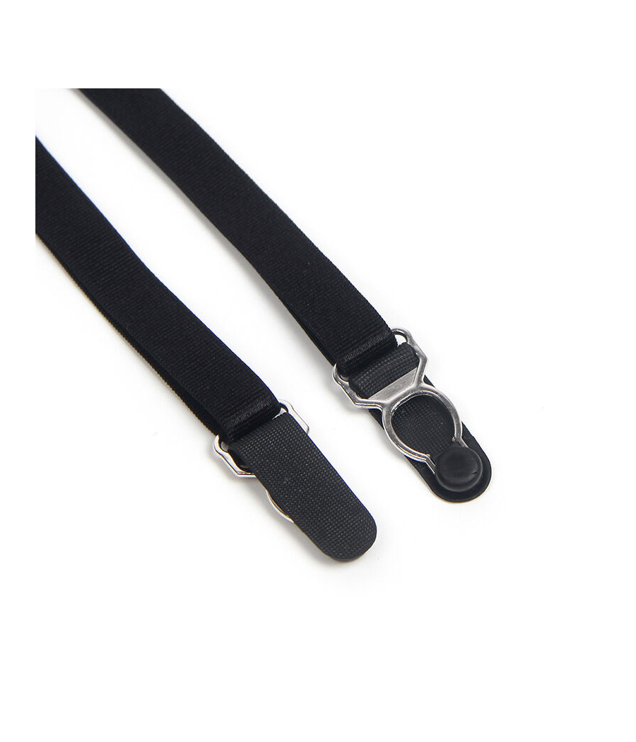 SUBBLIME - 955496 BODY DE RENDA COM LAÇOS E LIGAS PRETO S/M