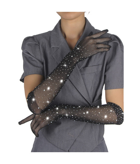 SUBBLIME - 957469GANTS SHINE TRANSPARENTS NOIRS S/M