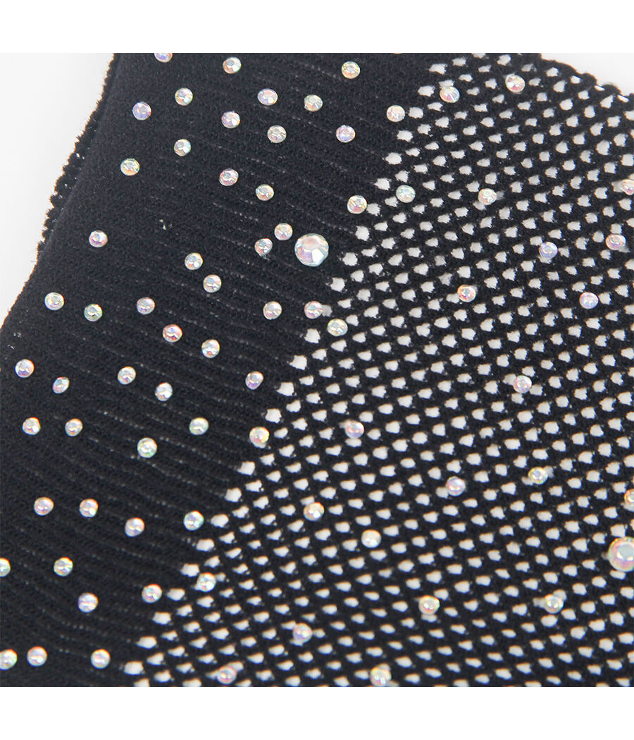 SUBBLIME - 957469 GUANTES TRANSPARENTES CON BRILLO NEGRO S/M