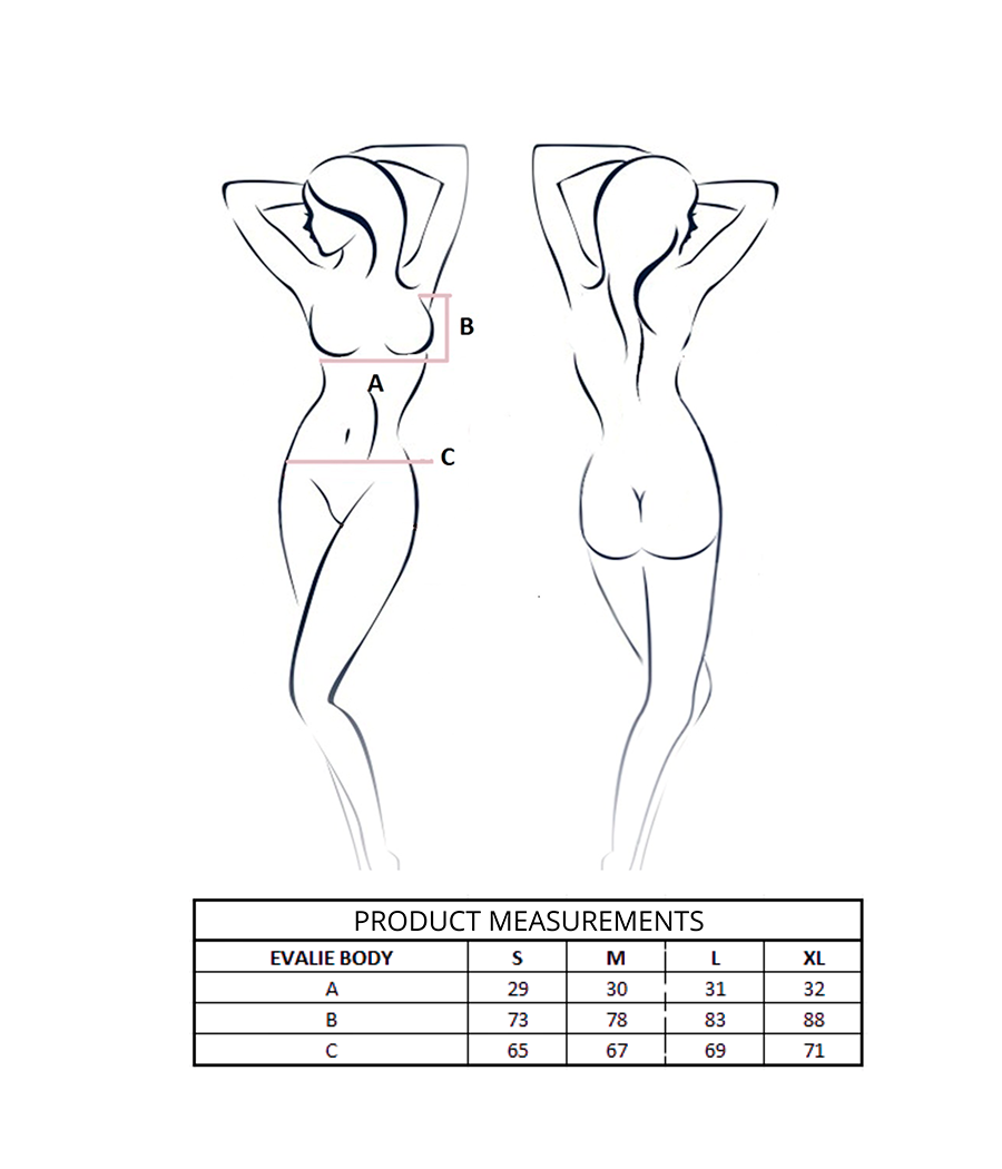 PASSION - EVALIE BODY BIANCO L/XL