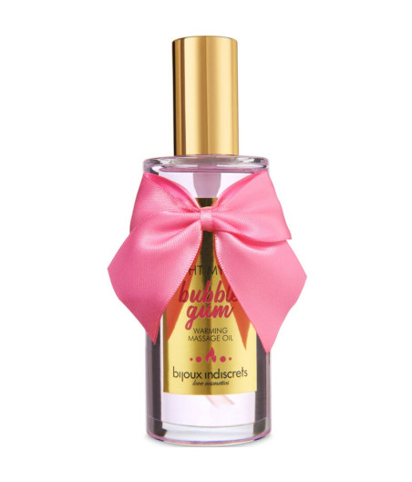 BIJOUX - INDISCRETS LIGHT MY FIRE OLIO DA MASSAGGIO EFFETTO CALORE GUSTO GOMMA