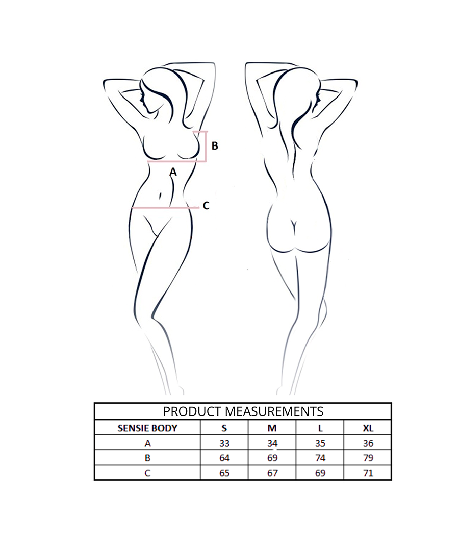 PASSION - SENSIE BODY BURGUND L/XL