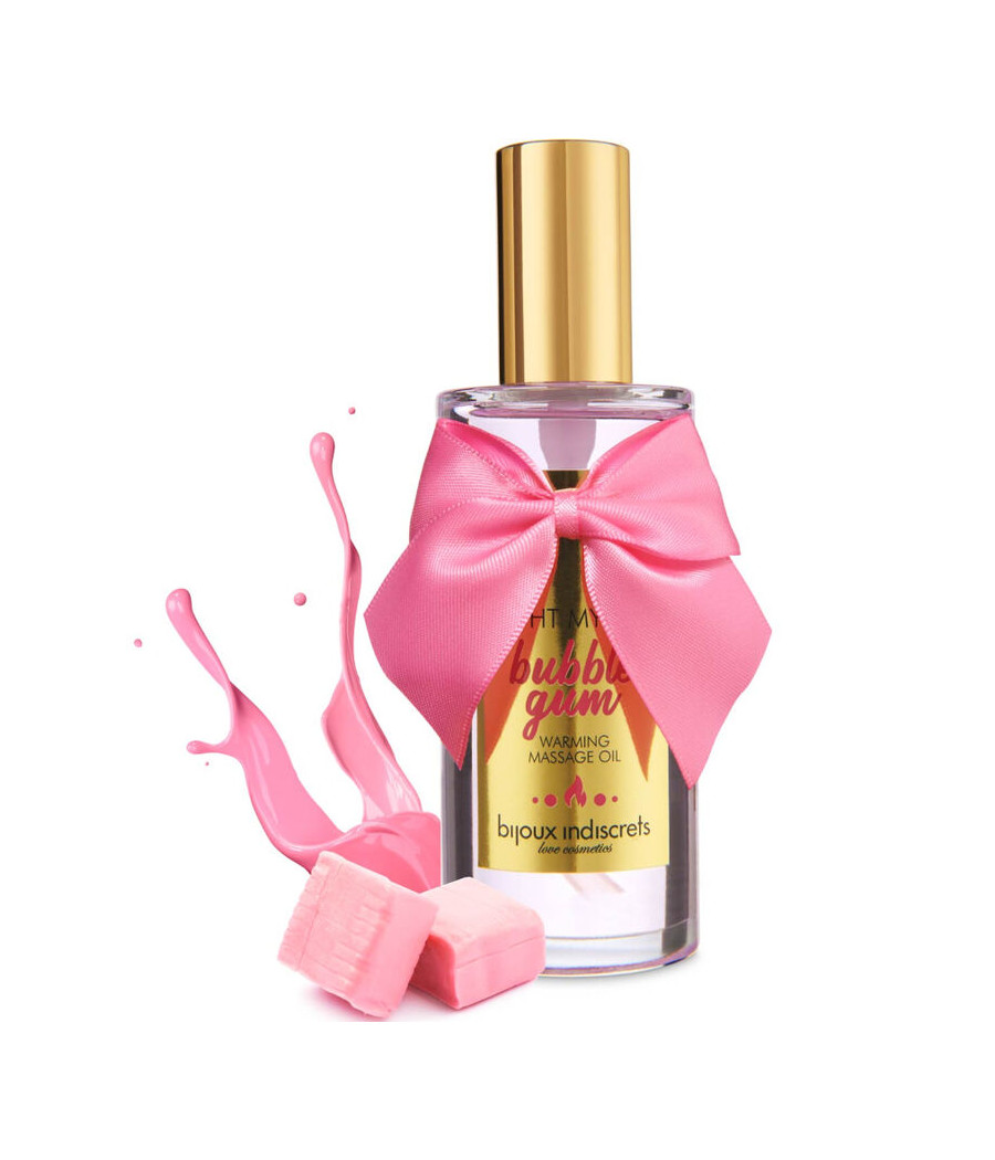 BIJOUX - INDISCRETS LIGHT MY FIRE OLIO DA MASSAGGIO EFFETTO CALORE GUSTO GOMMA