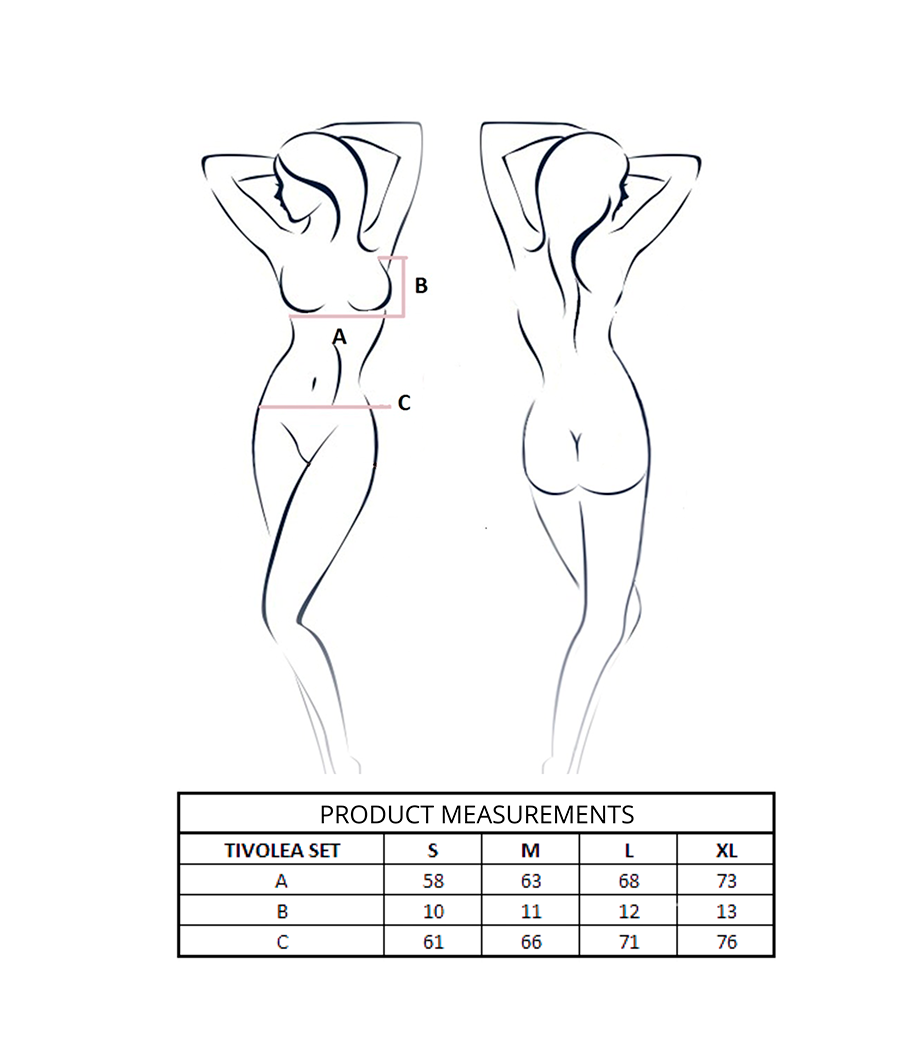 PASSION - CONJUNTO DE SUTIÃ + TANGA TIVOLEA VIOLETA L/XL