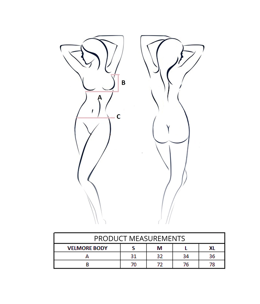 PASSION - VELMORE BODY SCHWARZ L/XL