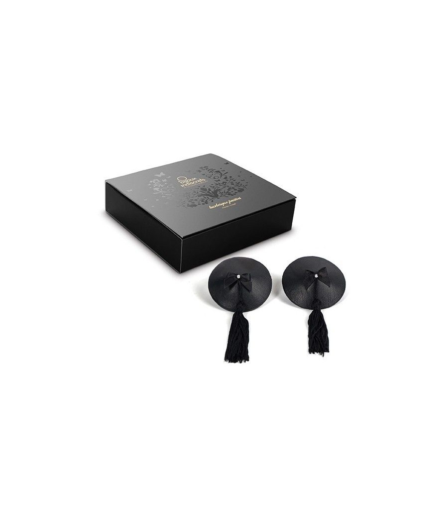 BIJOUX - BURLESQUE BLACK NIPPLE COVERS