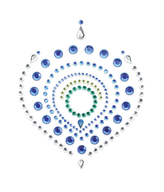 BIJOUX - INDISCRETS FLAMBOYANT AZUL & VERDE